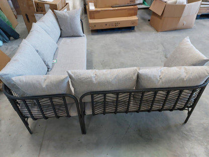 John Lewis Chevron 4-Seater Corner