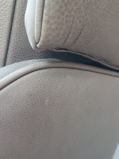 John Lewis Halo Capri Recliner Hand-Tipped Leather, Hot Pewter
