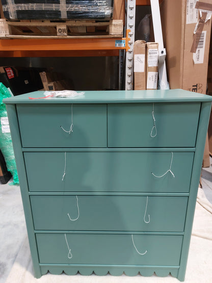 John Lewis ANYDAY Hem 5 Drawer Chest Green