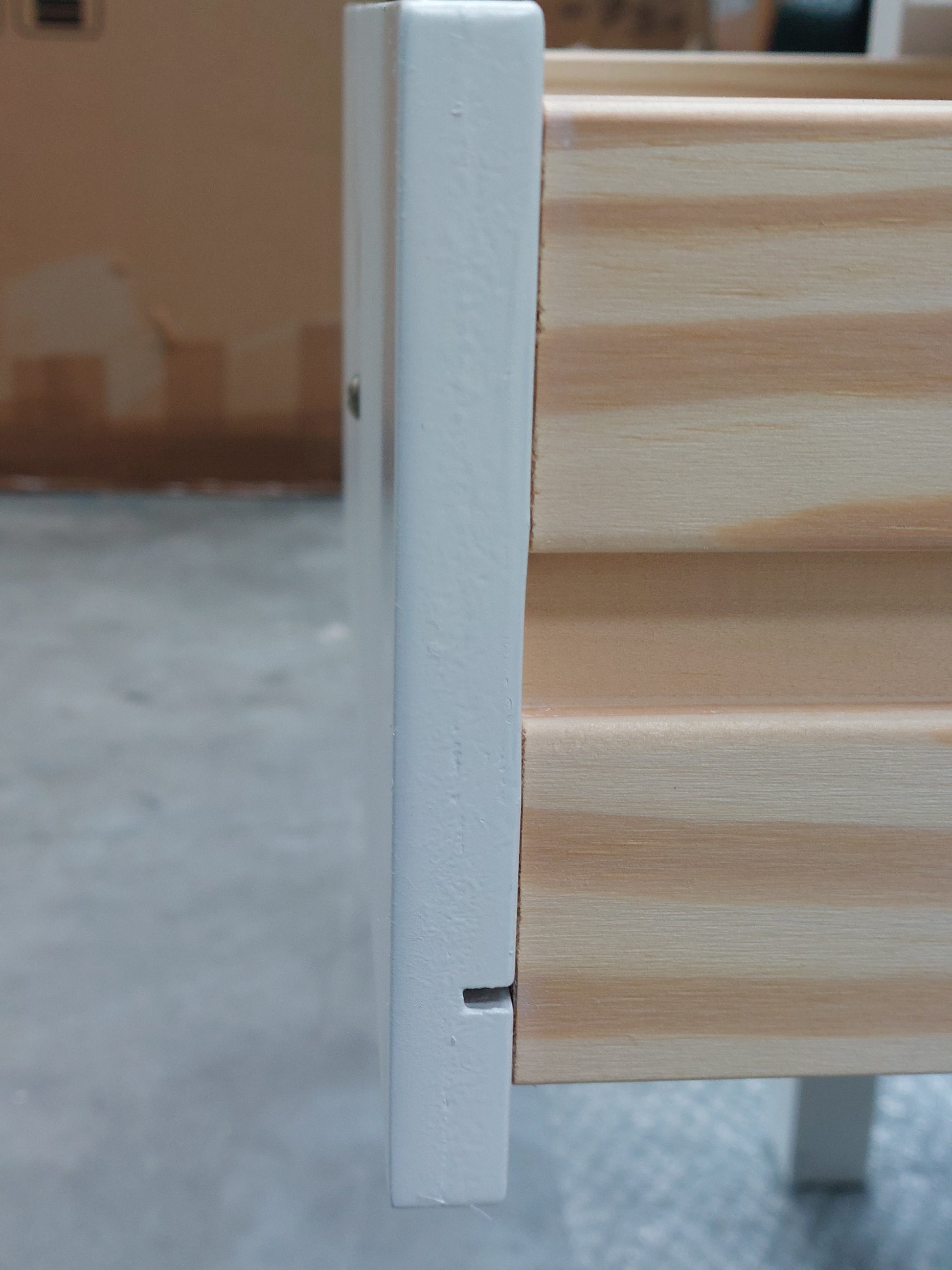 John Lewis Wilton 2 Drawer Bedside Cabinet White