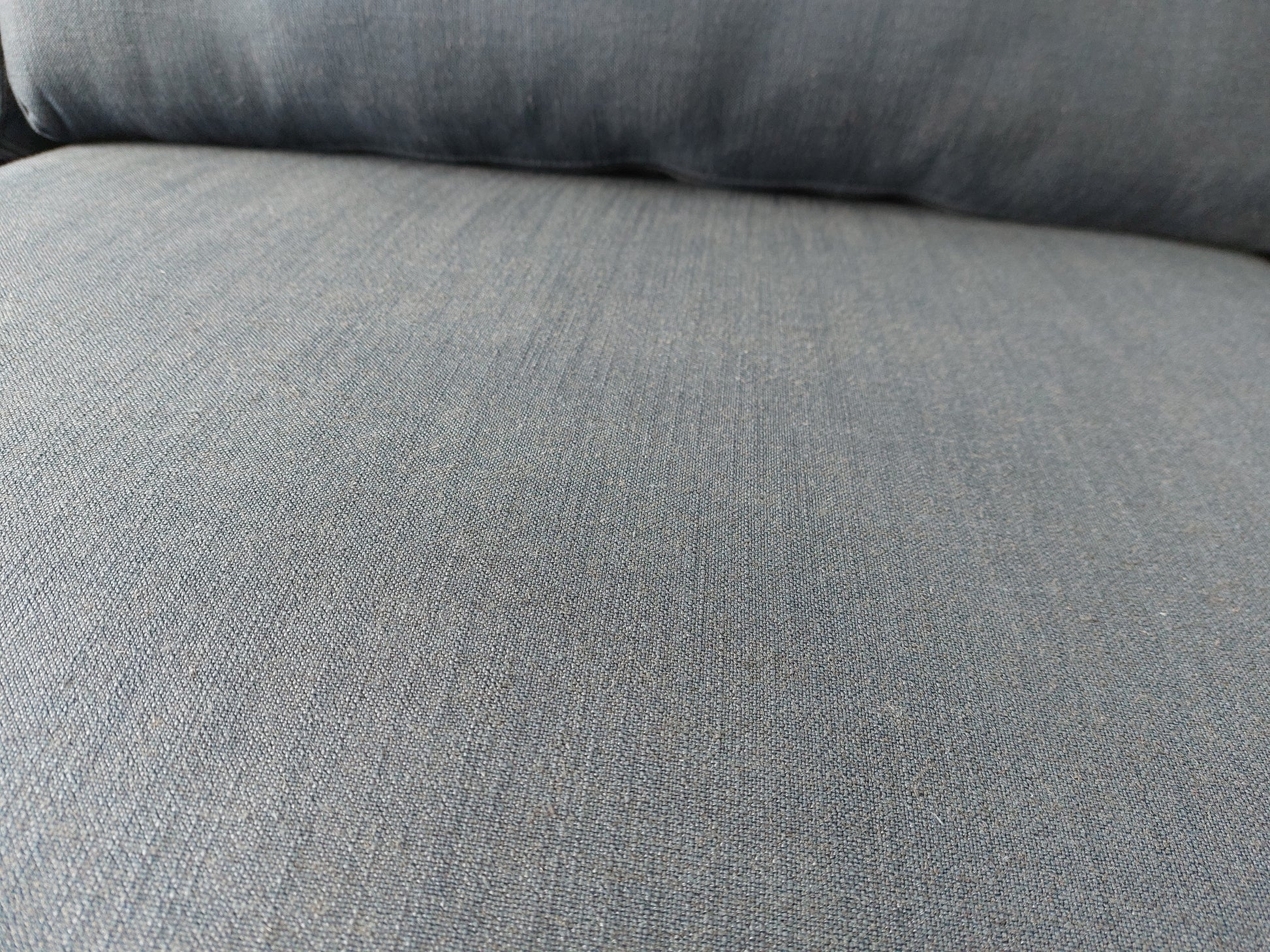 John Lewis Camber Large 3 Seater Sofa Blue Linen