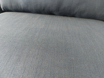 John Lewis Camber Large 3 Seater Sofa Blue Linen