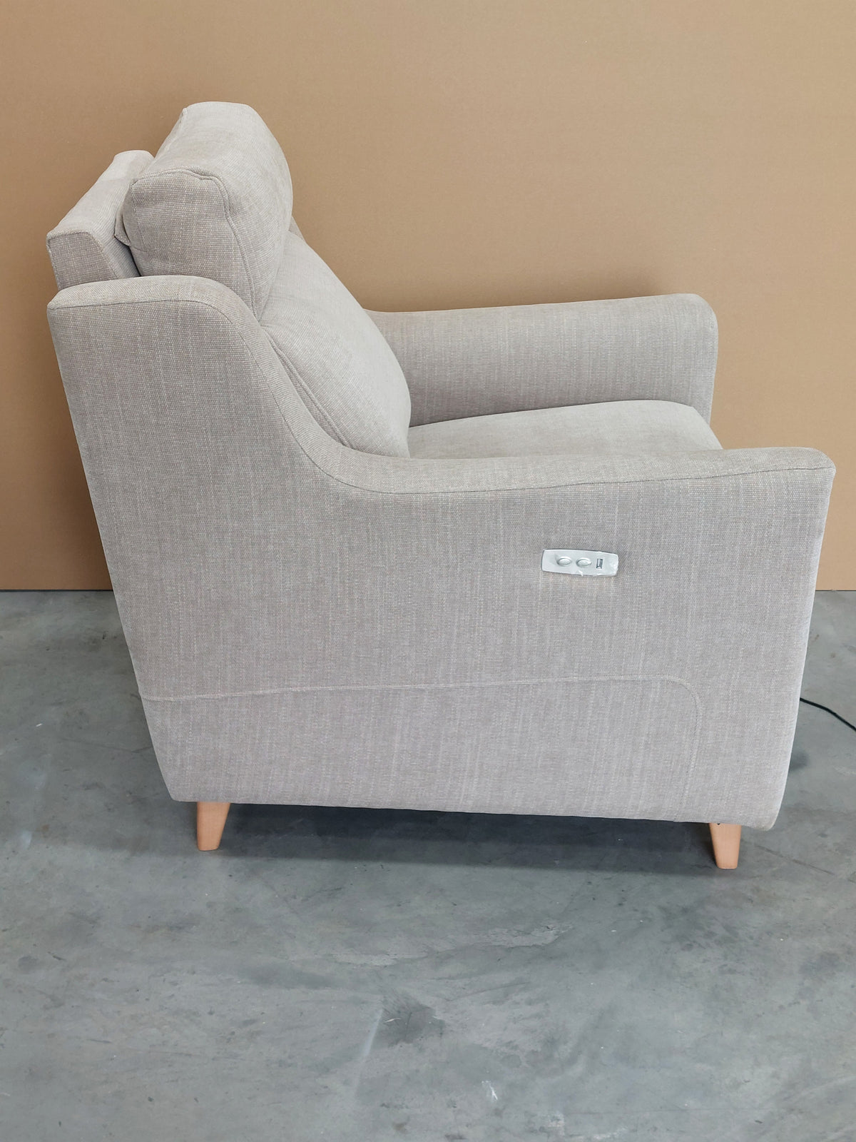 John Lewis Elevate Power Recliner Armchair Natural