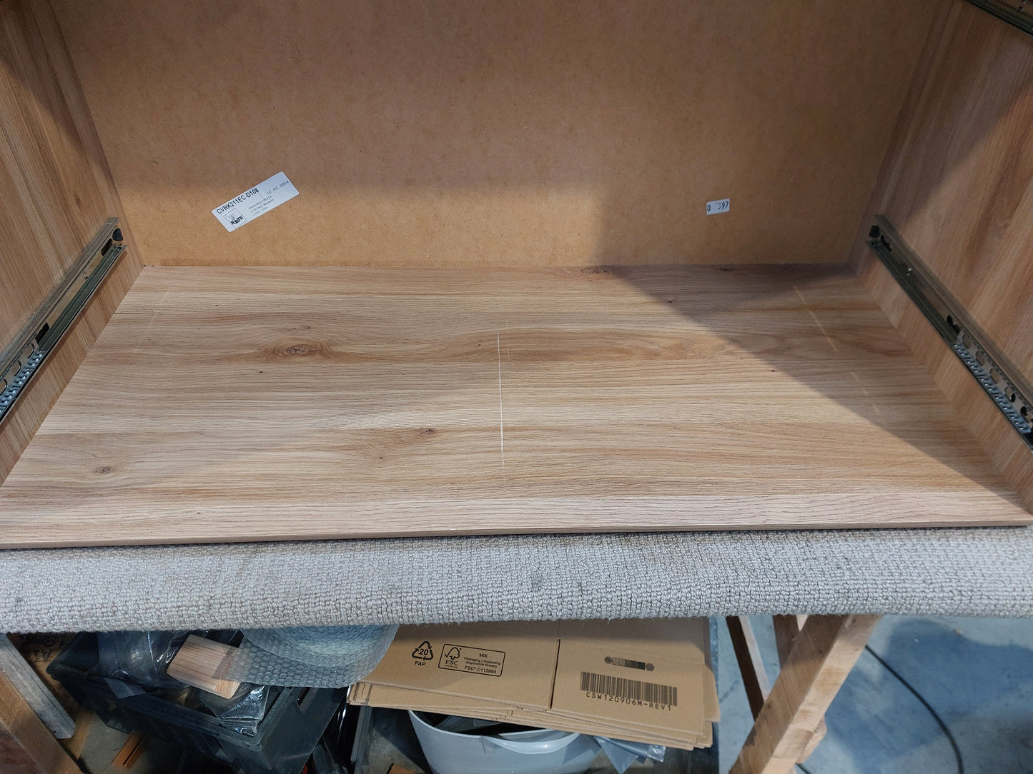 EasyKlix Sherbrooke 3 Drawer Chest, Oak