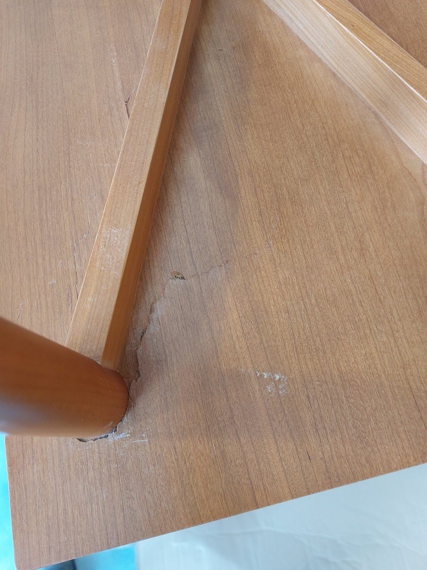 John Lewis Marquetry 5 Drawer Wood Chest, Natural