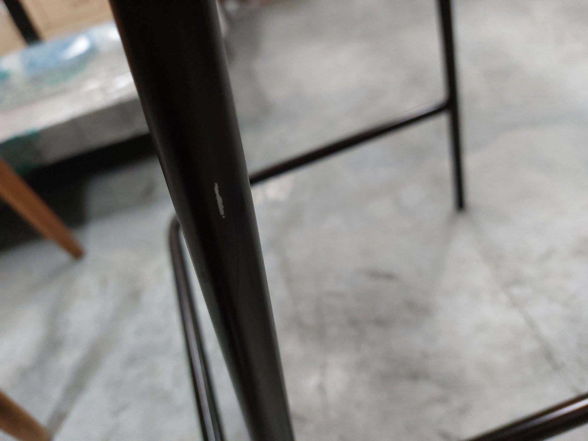 nkuku Ukari Counter Chair, Black