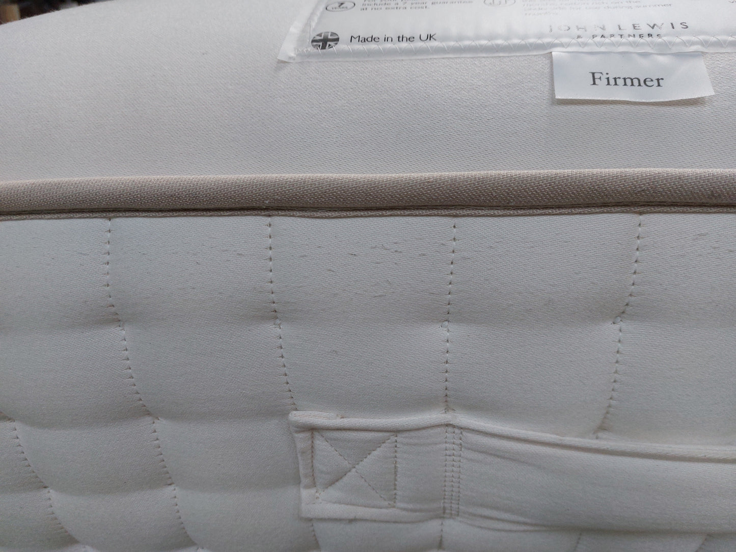 JOHN LEWIS Cashmere 27000 Mattress ZIP LINK 180 x 200cm Superking Pocket