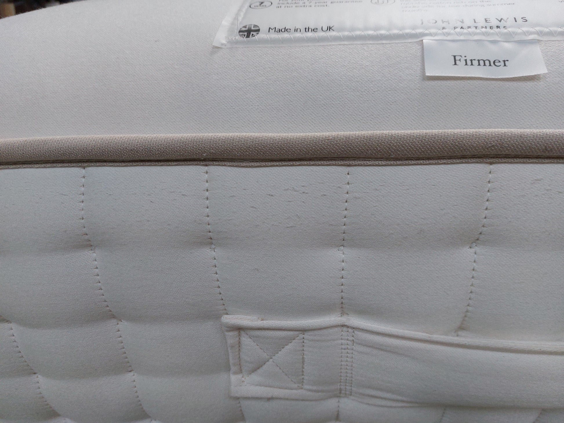 JOHN LEWIS Cashmere 27000 Mattress ZIP LINK 180 x 200cm Superking Pocket