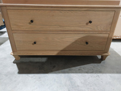 John Lewis Louis Double Wardrobe Oak