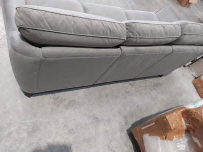 G Plan Vintage The Sixty Eight LHF Large 3 Seater Sofa with Footrest Mechanism, Plush Slate