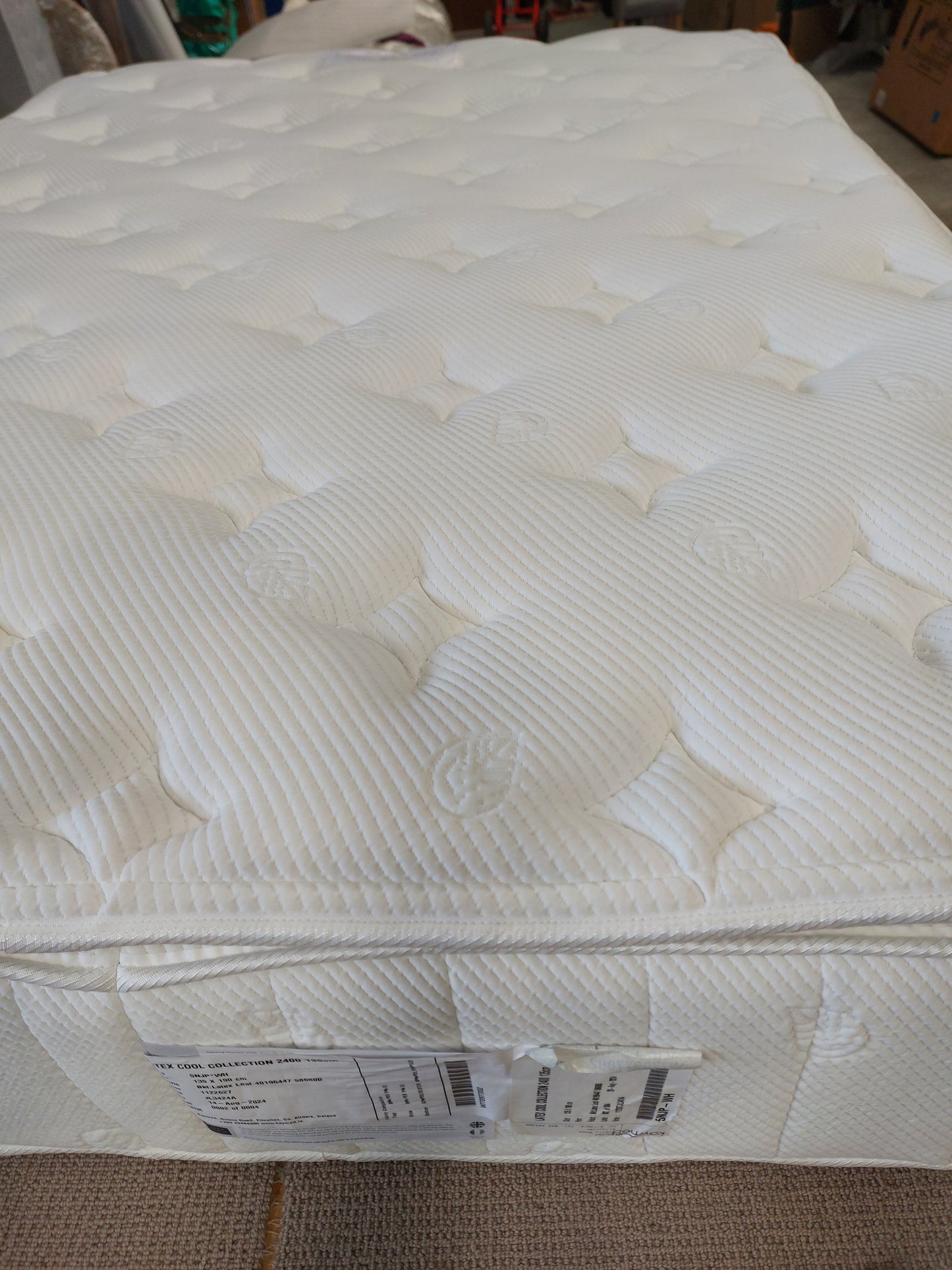 John Lewis Latex Cool Collection 2400 Pocket Spring Mattress, Medium/Firm Tension, Double