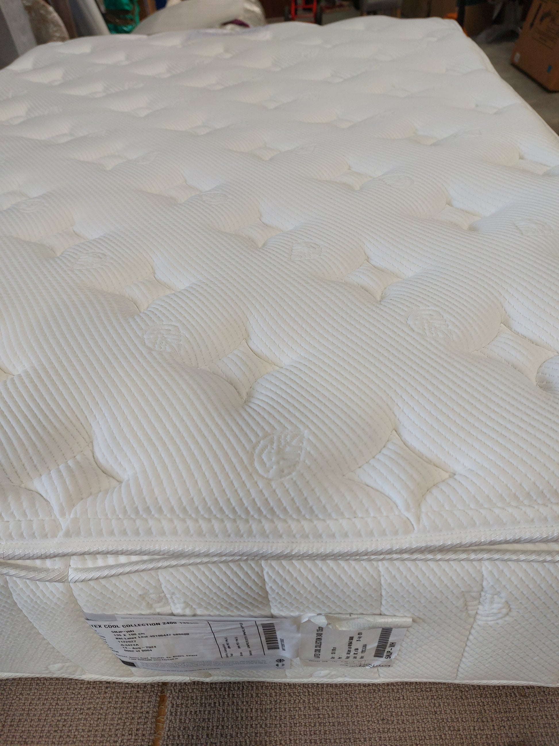 John Lewis Latex Cool Collection 2400 Pocket Spring Mattress, Medium/Firm Tension, Double