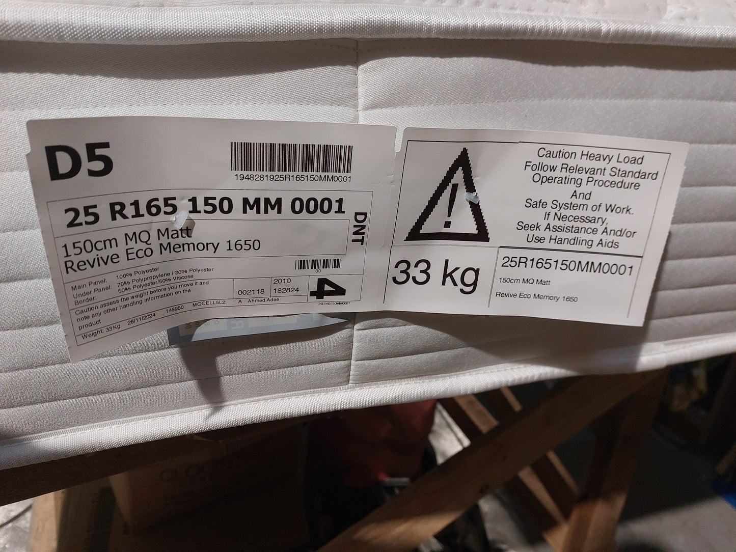 Silentnight Revive Eco Comfort Flex 1650 Spring Mattress, Medium/Soft Tension, King Size