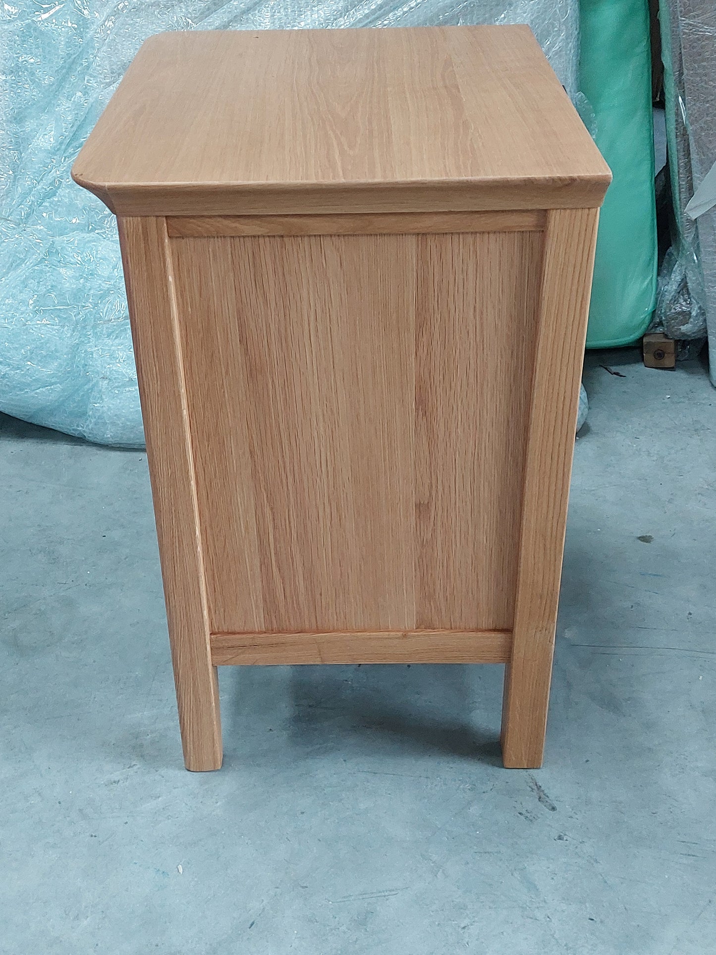 John Lewis Essence 1 Door Bedside Table, Oak