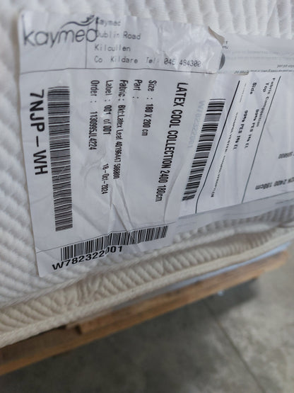 John Lewis Mattress  Super King Latex Cool Collection 2400 Pocket Spring Medium/Firm