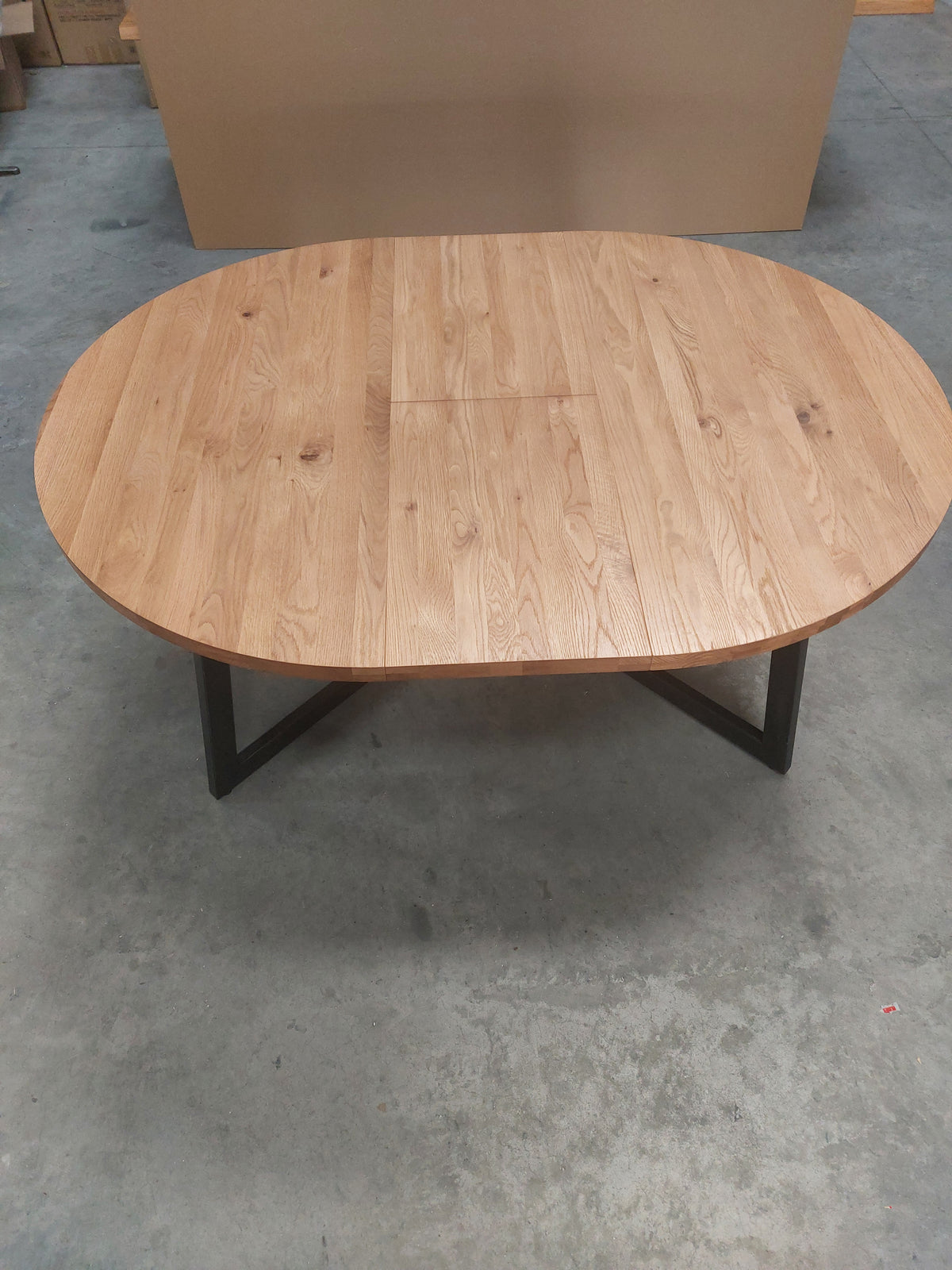 John Lewis Dining Table Calia 4-6 Seater Round Extending Solid Oak