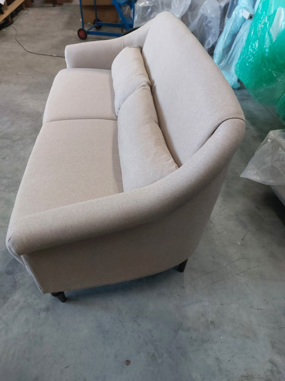 John Lewis Fireside Large 3 Seater Sofa Natural Brushed Tweed