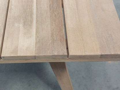 John Lewis Burford Rectangular Garden Dining Table, 190cm Natural