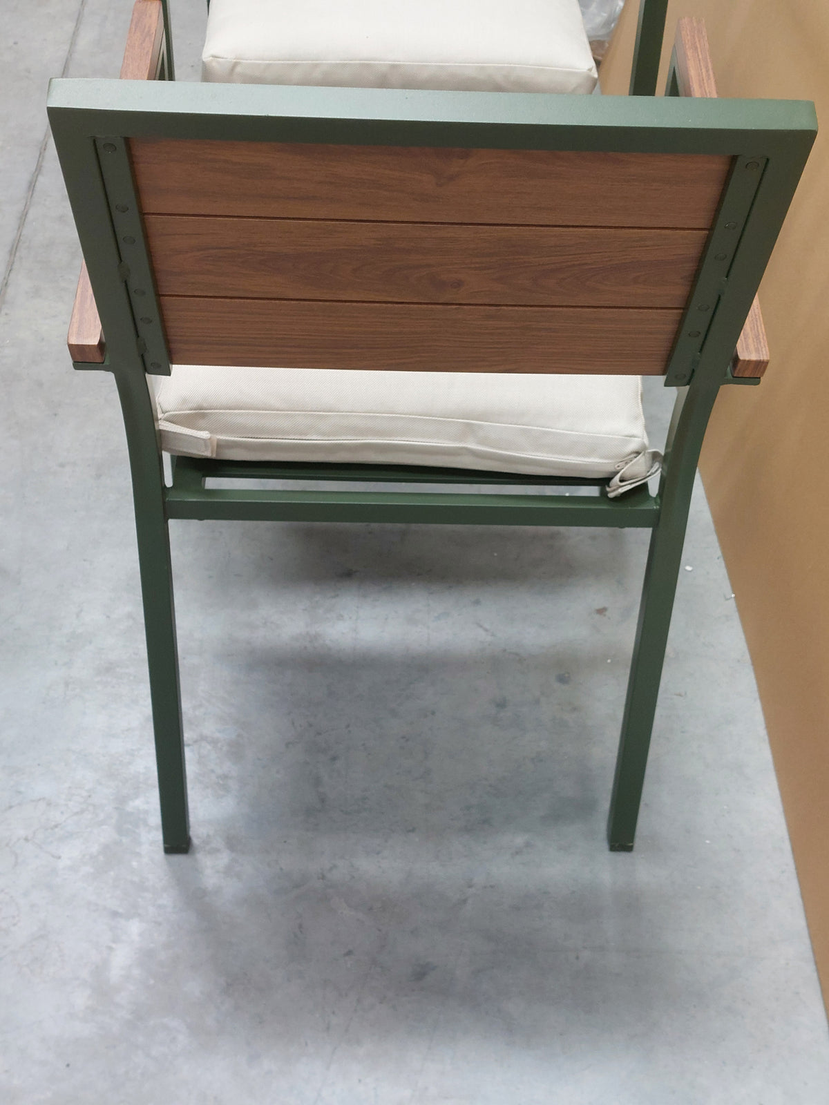 John Lewis Platform Garden Dining Armchair, Set of 2, Green