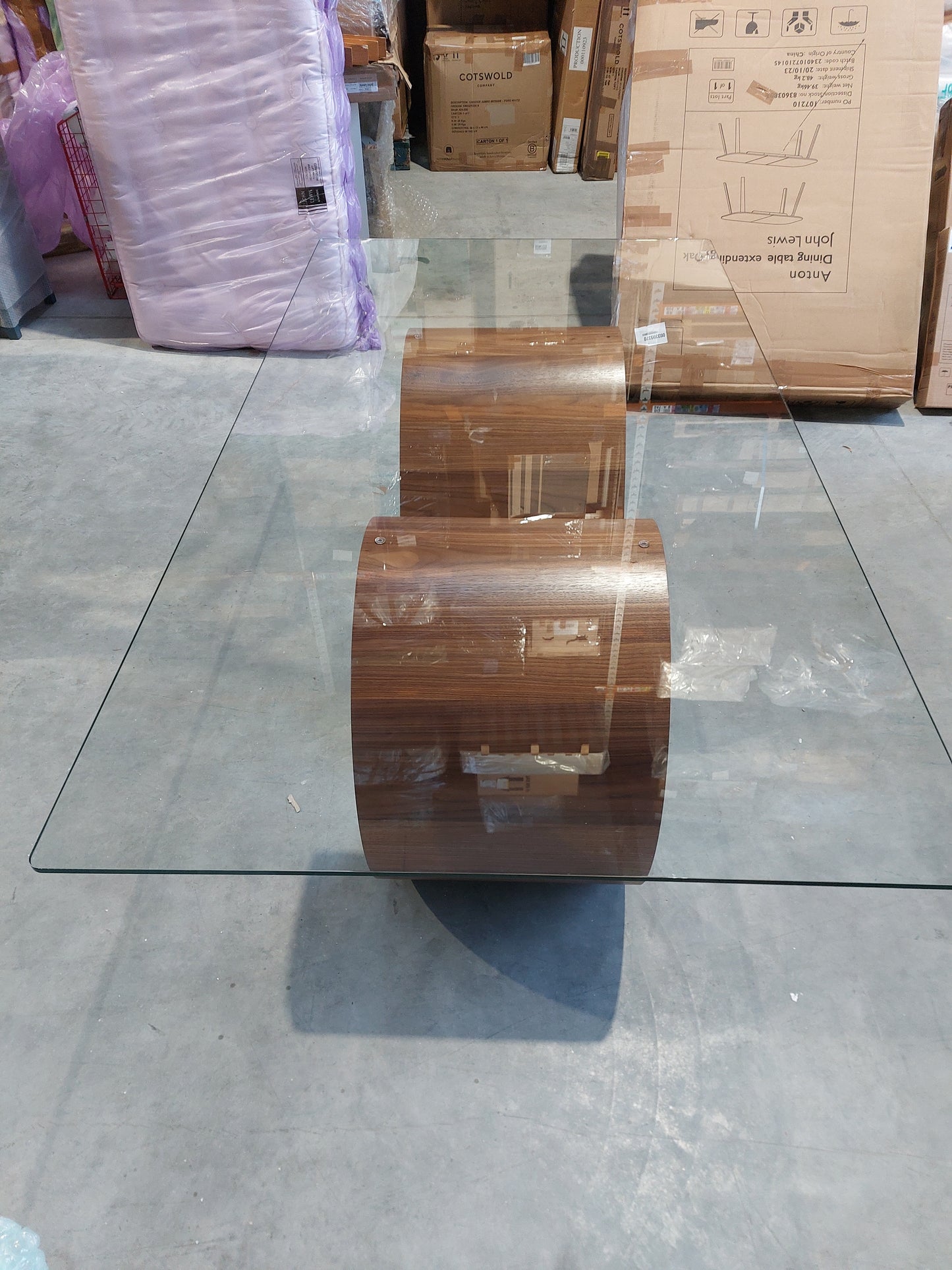 Tom Schneider Swirl Dining Table, Walnut