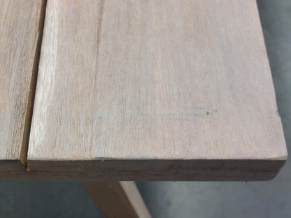 John Lewis Burford Rectangular Garden Dining Table, 190cm Natural