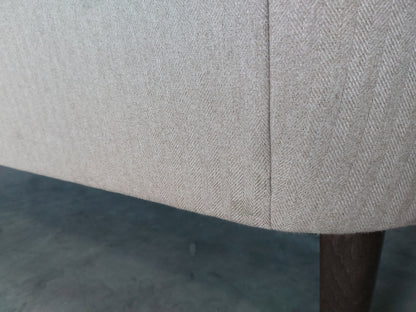 John Lewis Fireside Large 3 Seater Sofa Natural Brushed Tweed