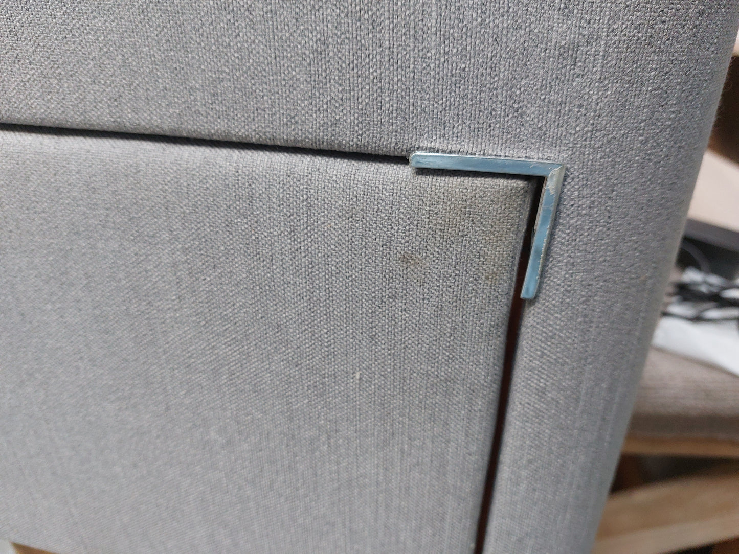 John Lewis Pocket Sprung 2 Drawer Storage Divan Base, Double, Cotton Effect topaz9