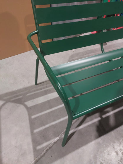 John Lewis Tri-Colour Metal Garden Furniture Set  2 Benches & 1 Armchair
