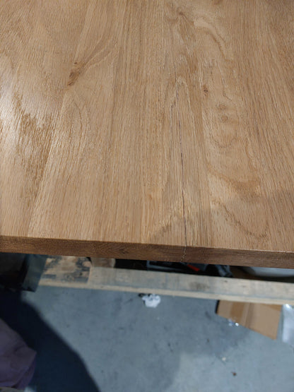 John Lewis Calia 4 Seater Dining Table, Solid Oak