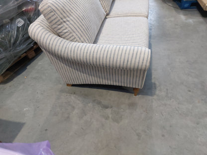 John Lewis Camber Large 3 Seater Sofa, Light Leg, Trio Stripe