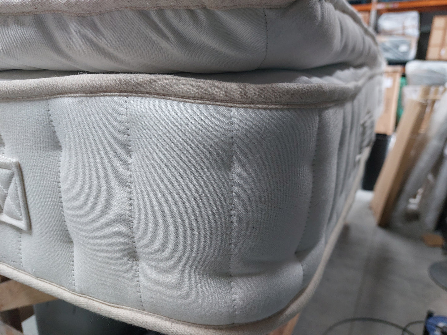 John Lewis British Natural Collection Swaledale Pillowtop 6250 Mattress, Firmer Tension, Double