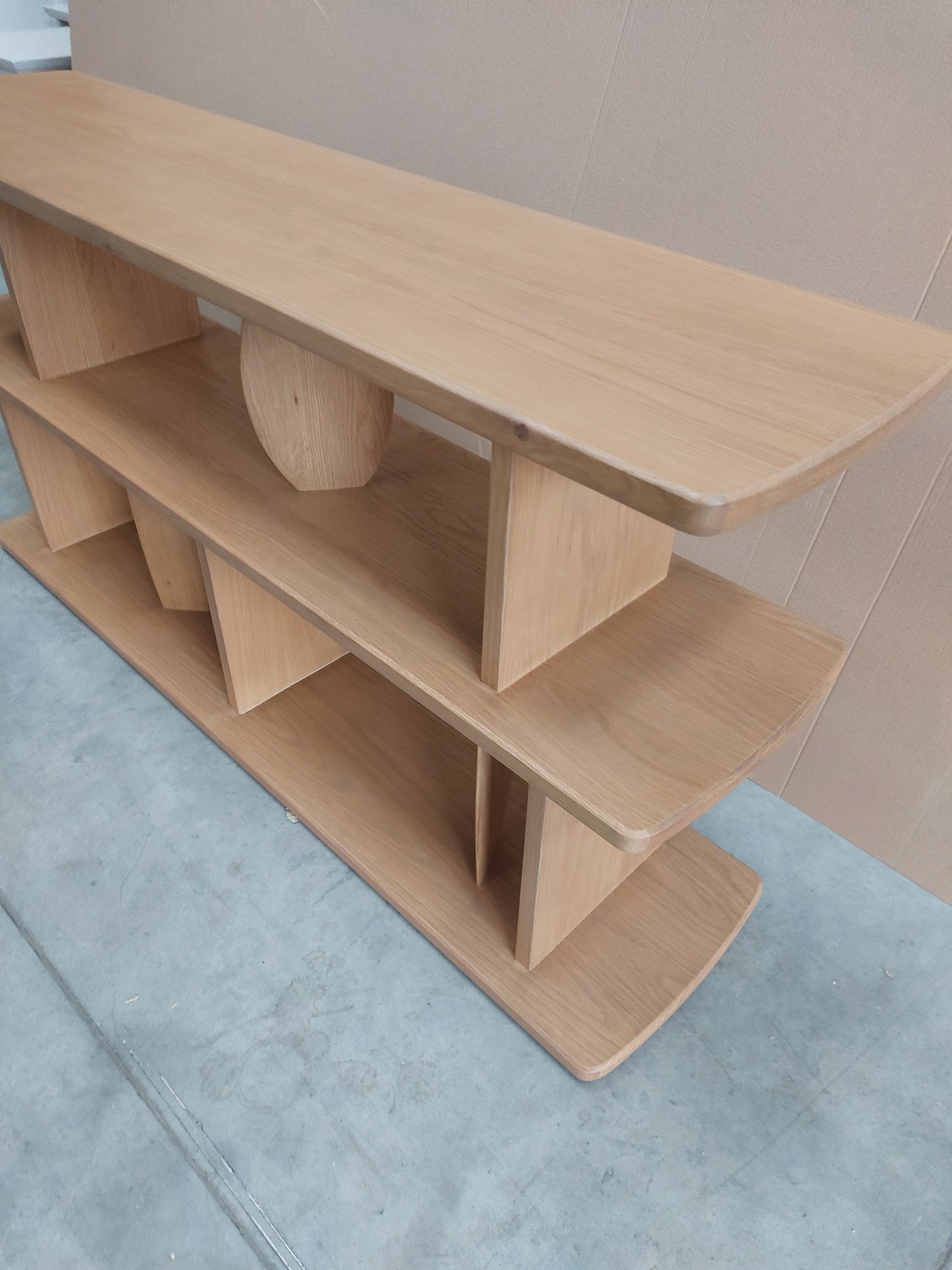 John Lewis Aura Console/Shelf Unit, Oak