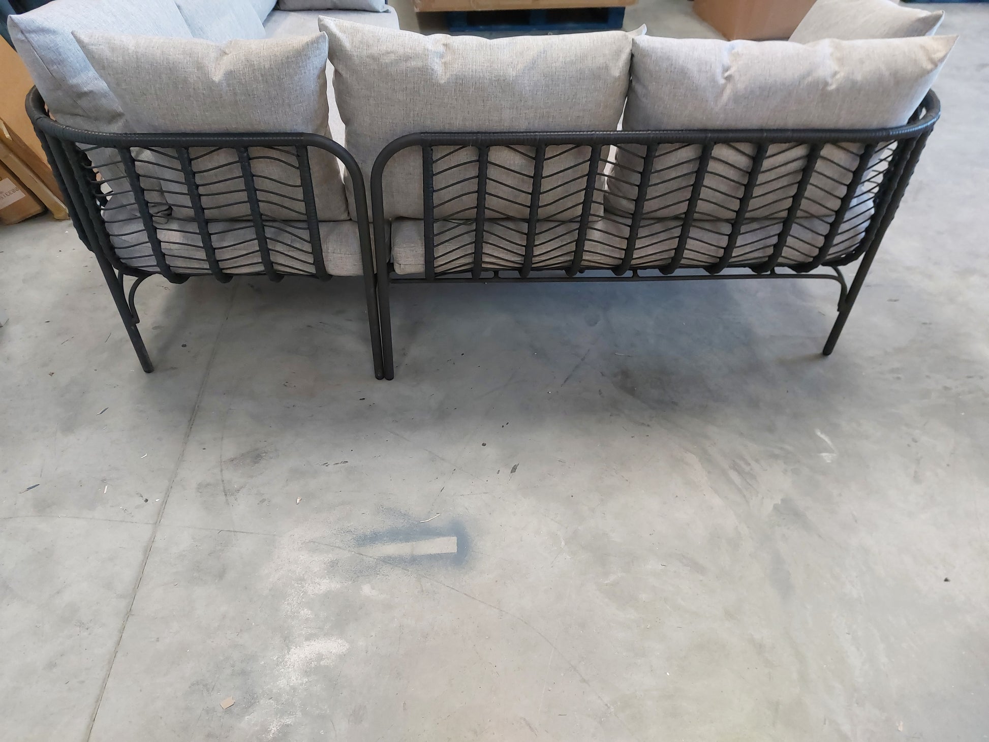 John Lewis Chevron 4-Seater Corner
