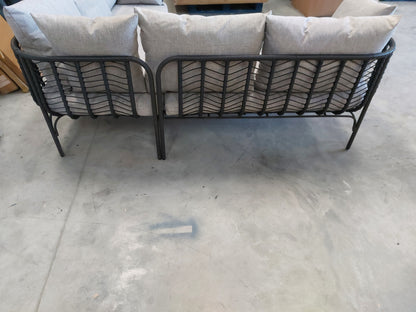John Lewis Chevron 4-Seater Corner