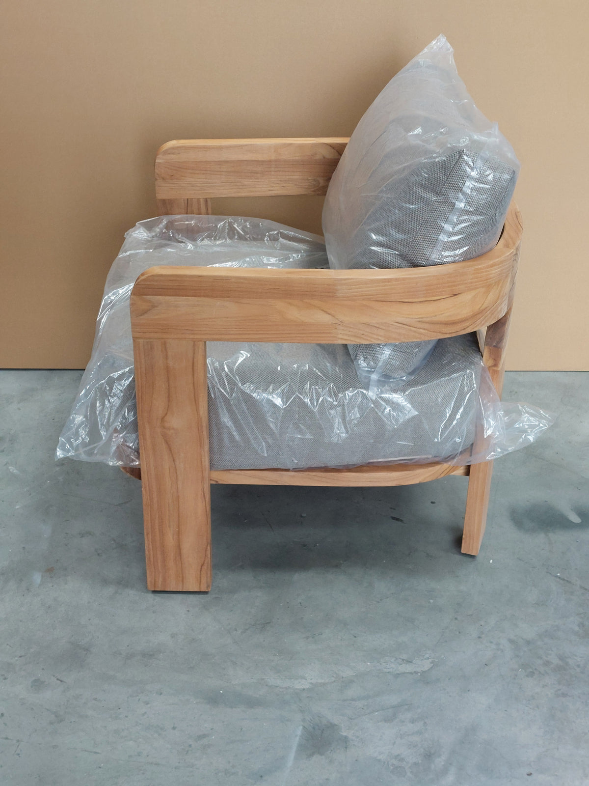John Lewis Terra Teak Wood Garden Lounge Chair