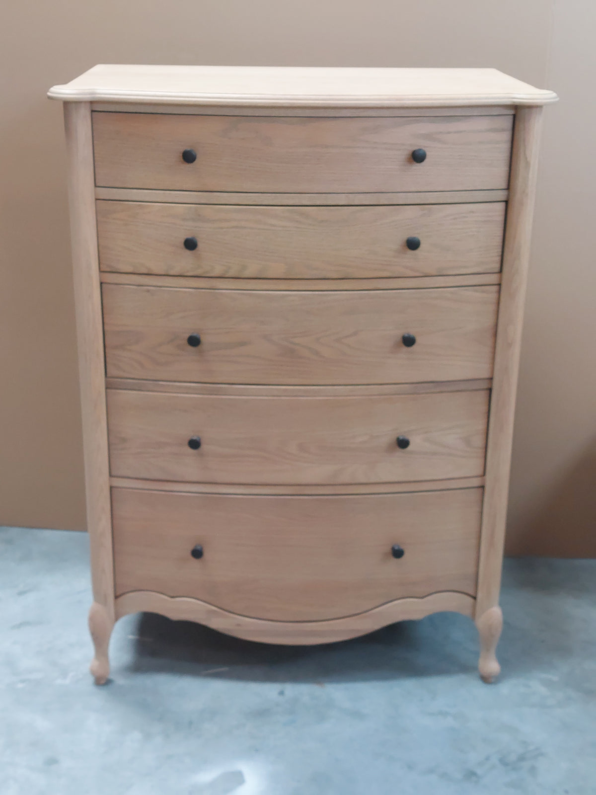 John Lewis Louis 5 Drawer Chest, Oak
