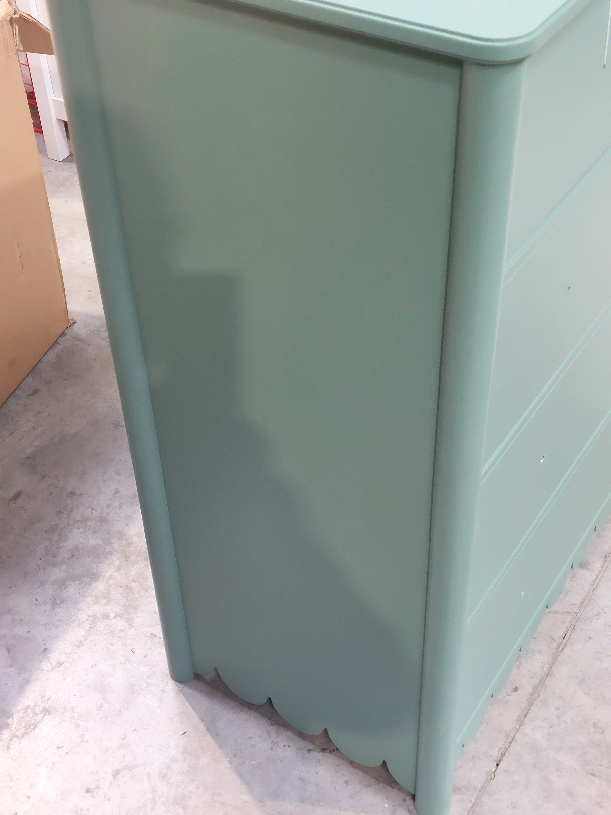 John Lewis ANYDAY Hem 5 Drawer Chest Green
