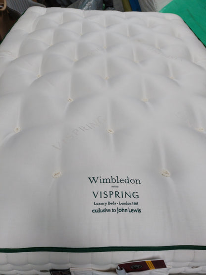 Vispring Wimbledon Pocket Spring Mattress, Medium Tension, Double