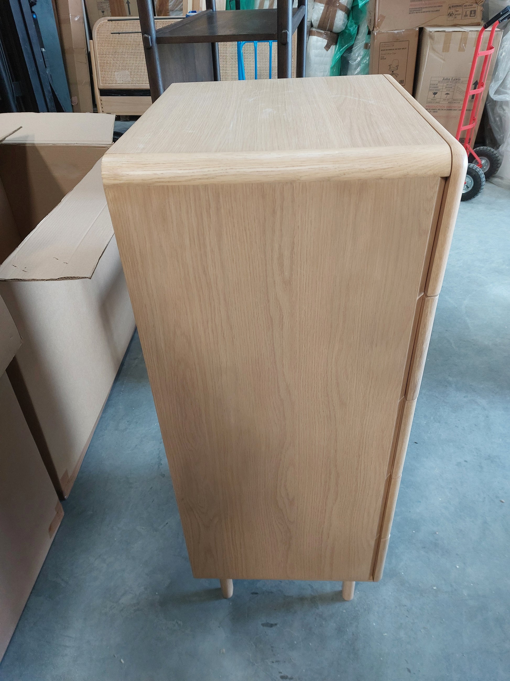 List - RATTAN TALL BOY OAK