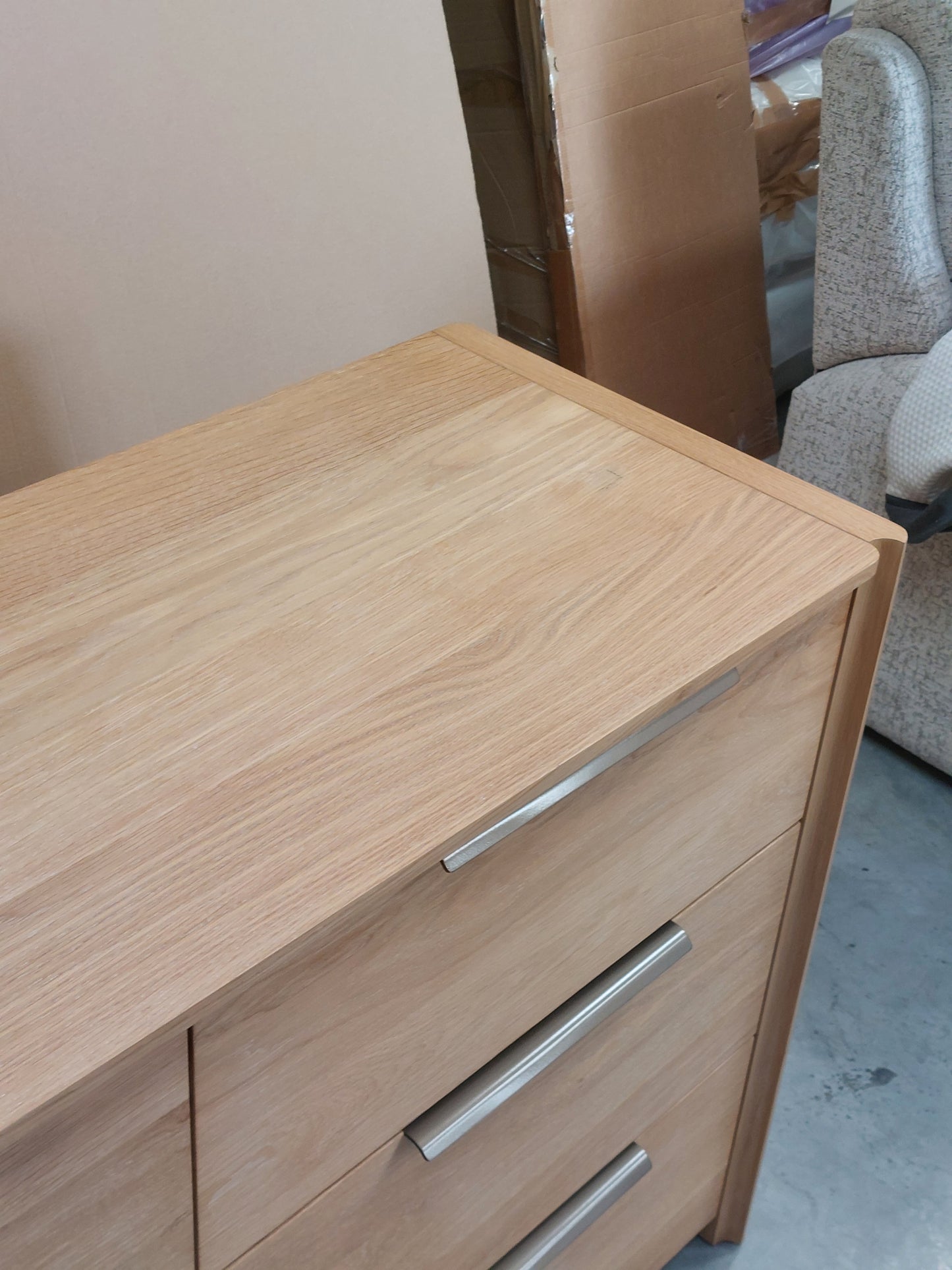 John Lewis Rest 6 Drawer Chest, Natural Wood
