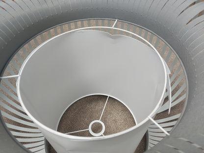 John Lewis Harmony XL Ribbon Ceiling Light, Grey