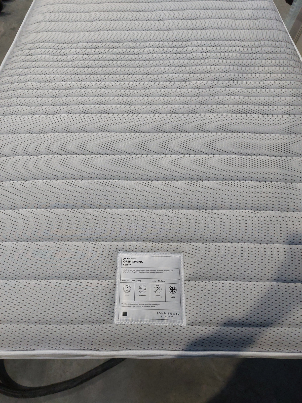 John Lewis Open Spring Comfy Mattress, Regular Tension, Double