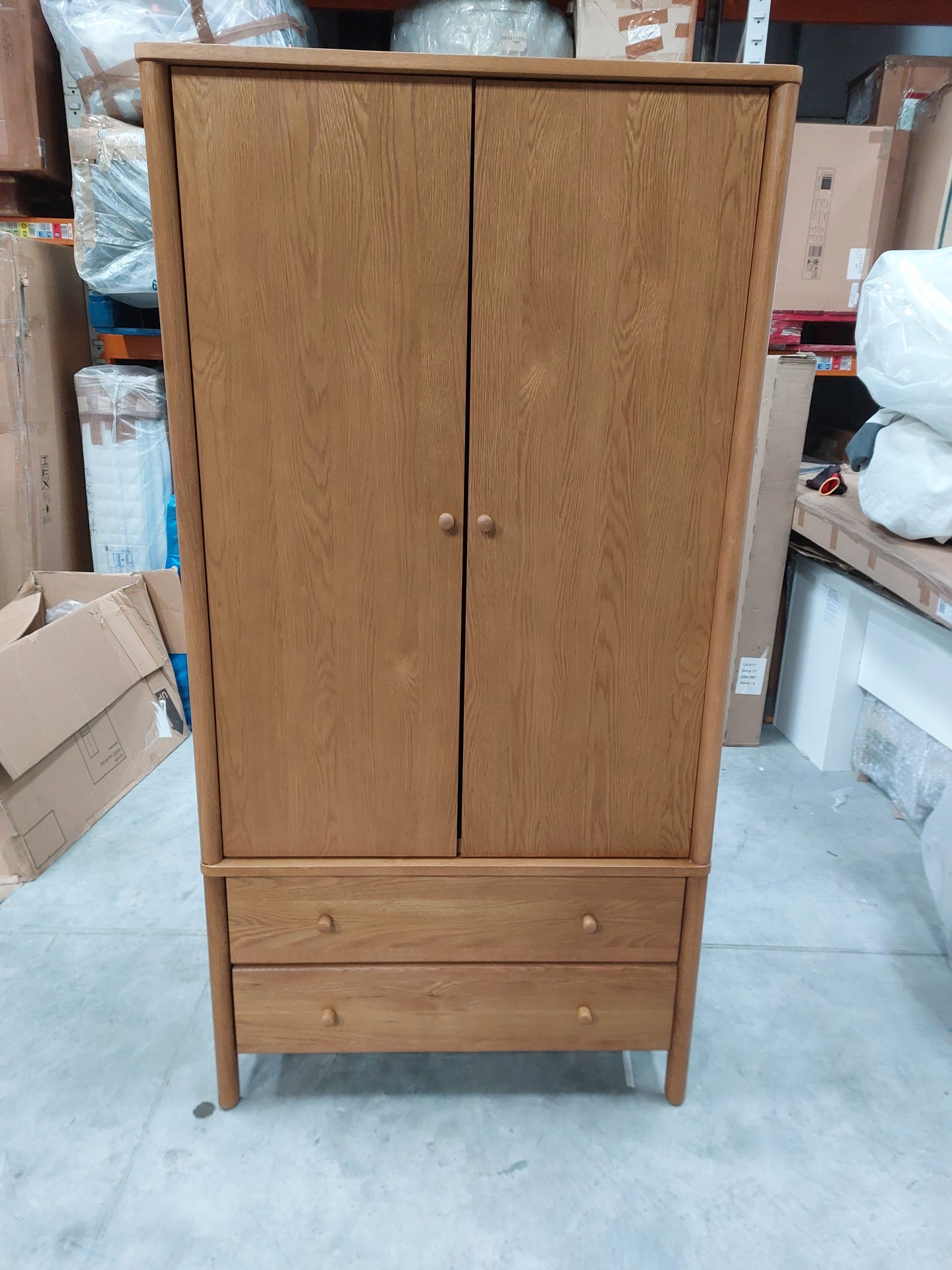 Find and list 80300405 spindle oak wardrobe