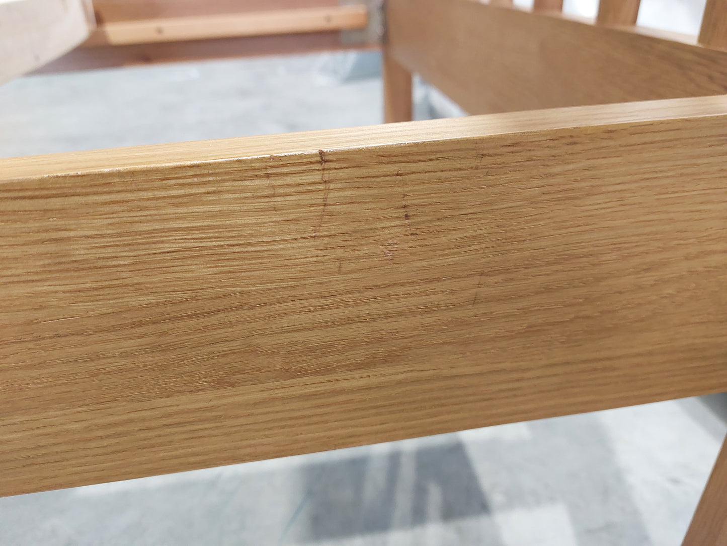 John Lewis Spindle Bed Frame, Single, Oak