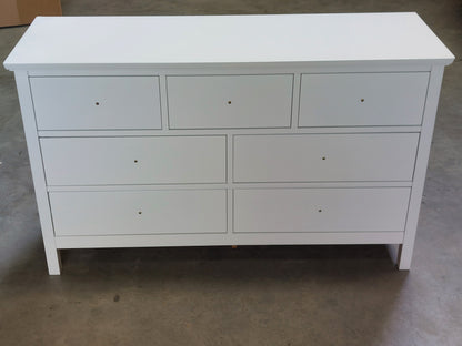 John Lewis Chest of Drawer White Wilton 7 Drawer Chest