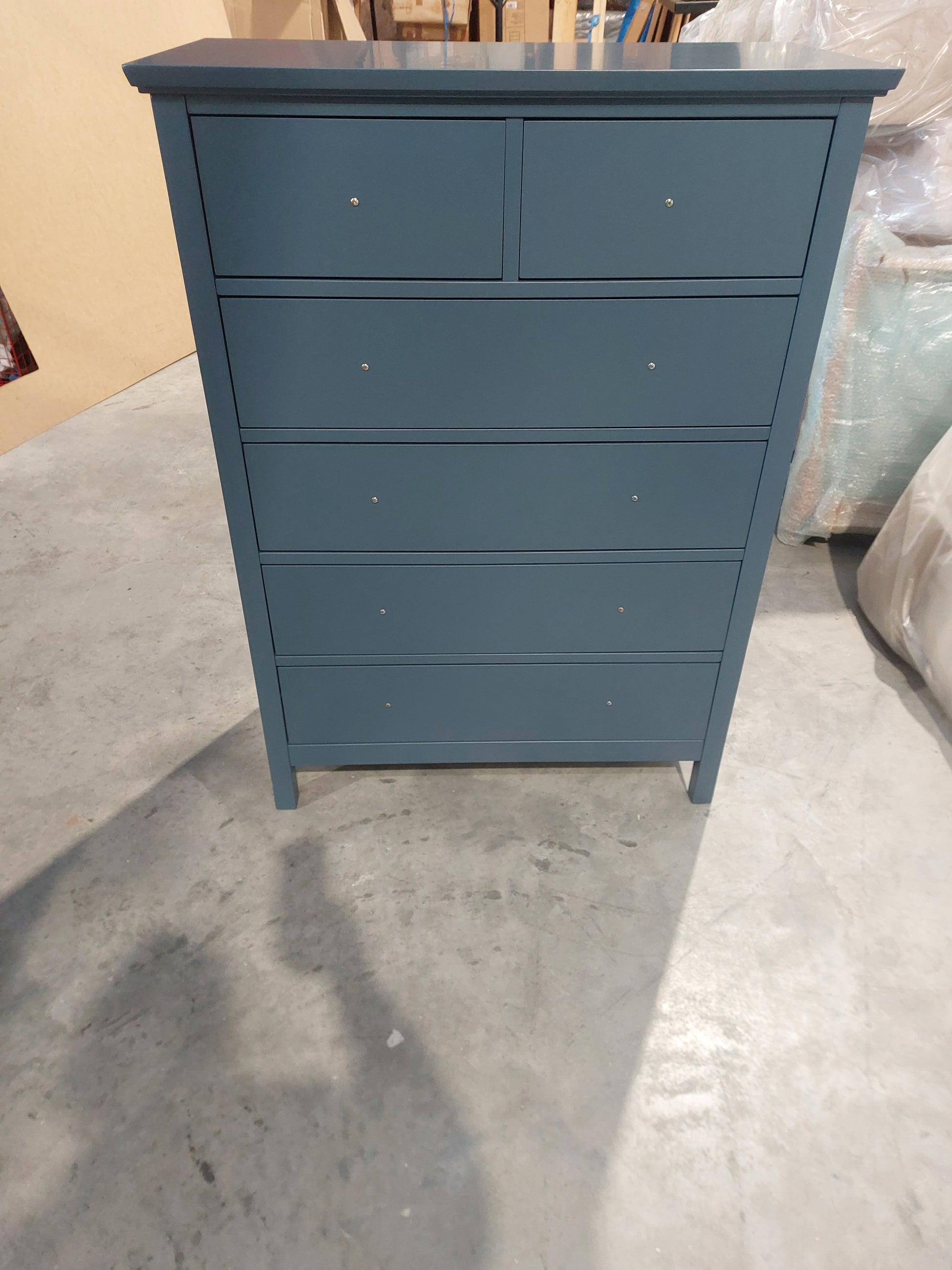 John Lewis Wilton 6 Drawer Chest Denim Blue