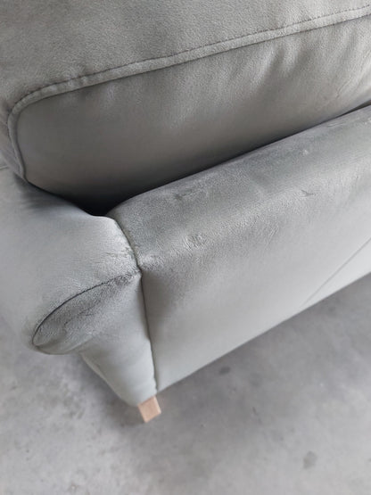 John Lewis Camber Large 3 Seater Sofa Velvet Myrtle Easy Clean Eco