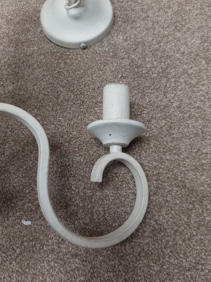 John Lewis Carlita 3 Arm Ceiling Light, White