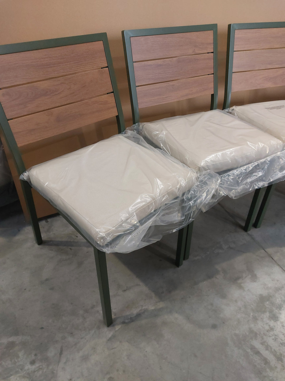 John Lewis Platform 6-Seater Garden Extending Dining Table & Chairs Set,  Green