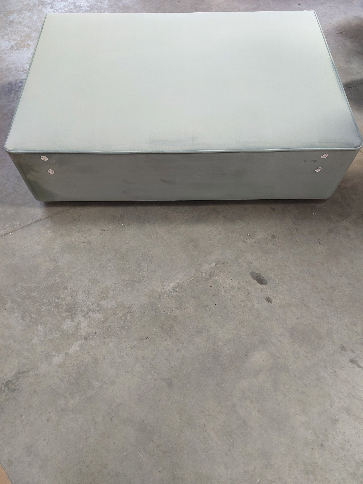 John Lewis Pocket Sprung 2 Drawer Divan Base, Double, Deep Velvet Eau De Nil